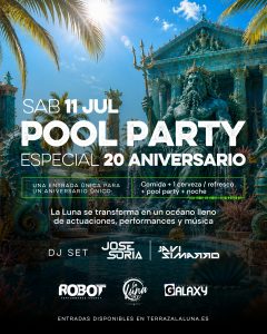 POOLPARTY - 20 ANIVERSARIO LA LUNA